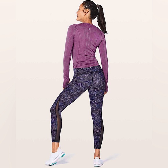 LULULEMON Train Times 7/8 Pant 25" in Crystalline Multi / Black, Size 4 - Picture 2 of 9